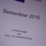 Programmheft der IHK Bestenfeier für Landesbeste 2015 im Saarbrücker E Werk