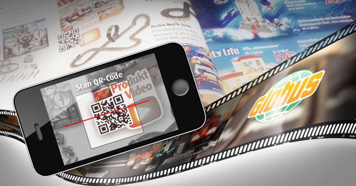 QR-Code gesteuerte Produktvideos für Globus